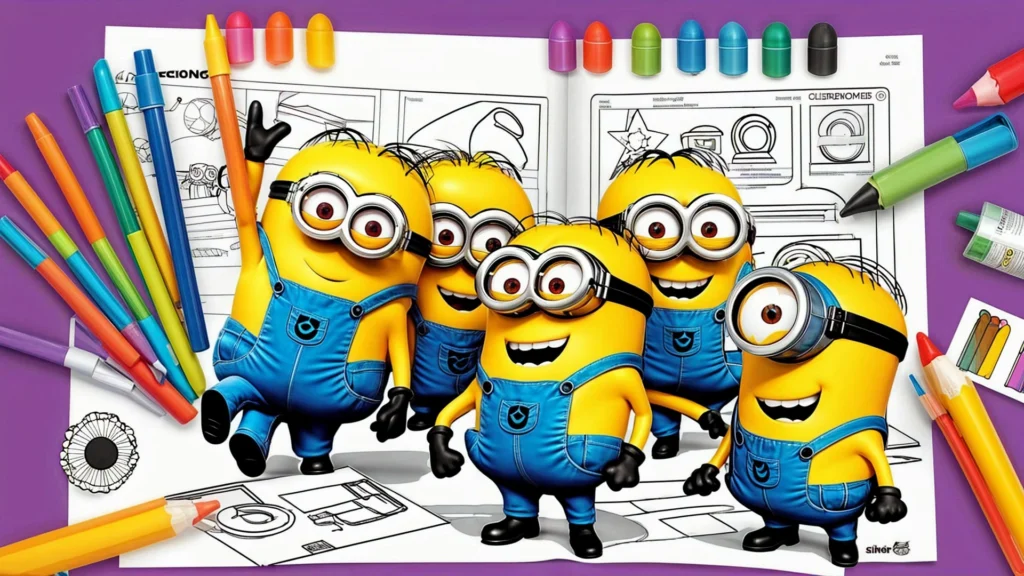 Minion Coloring Pages