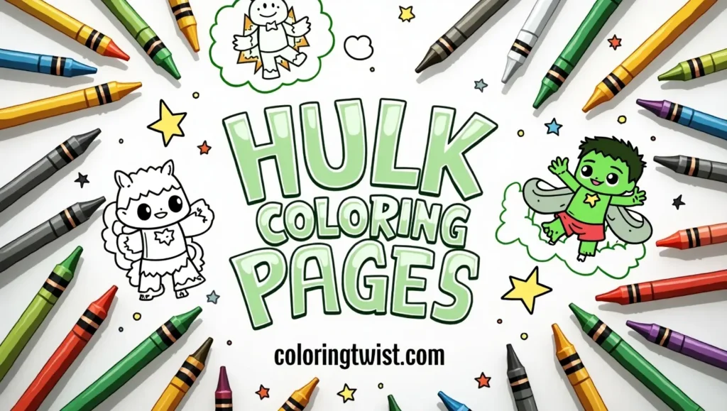 Hulk Mandala Coloring