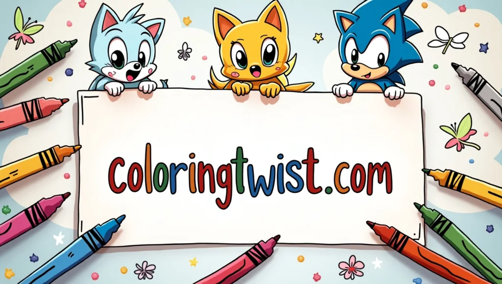 Cartoon Coloring Pages