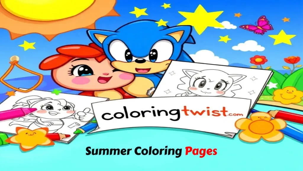 Summer Coloring Pages