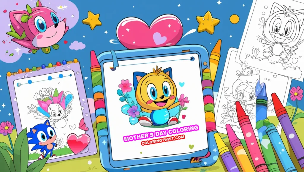 Mother's Day Coloring Pages