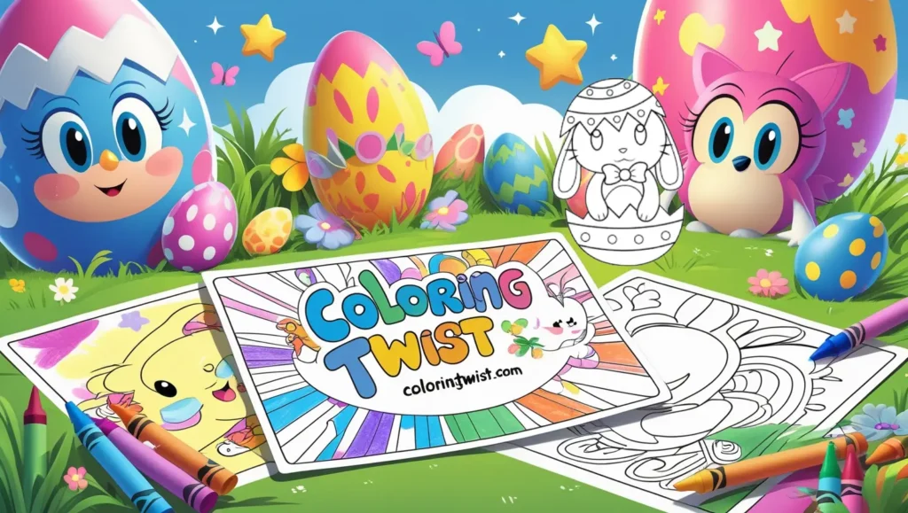 Easter Egg Coloring Pages