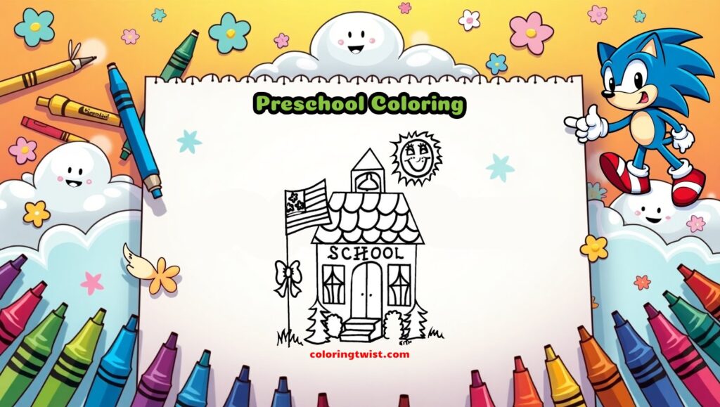 Preschool Coloring Pages