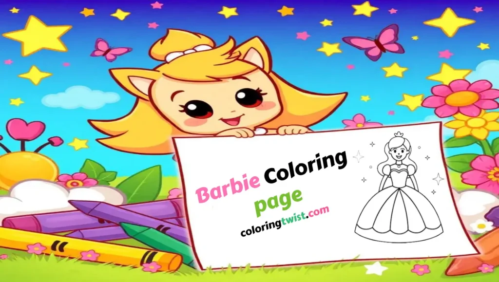 Barbie Coloring Pages 