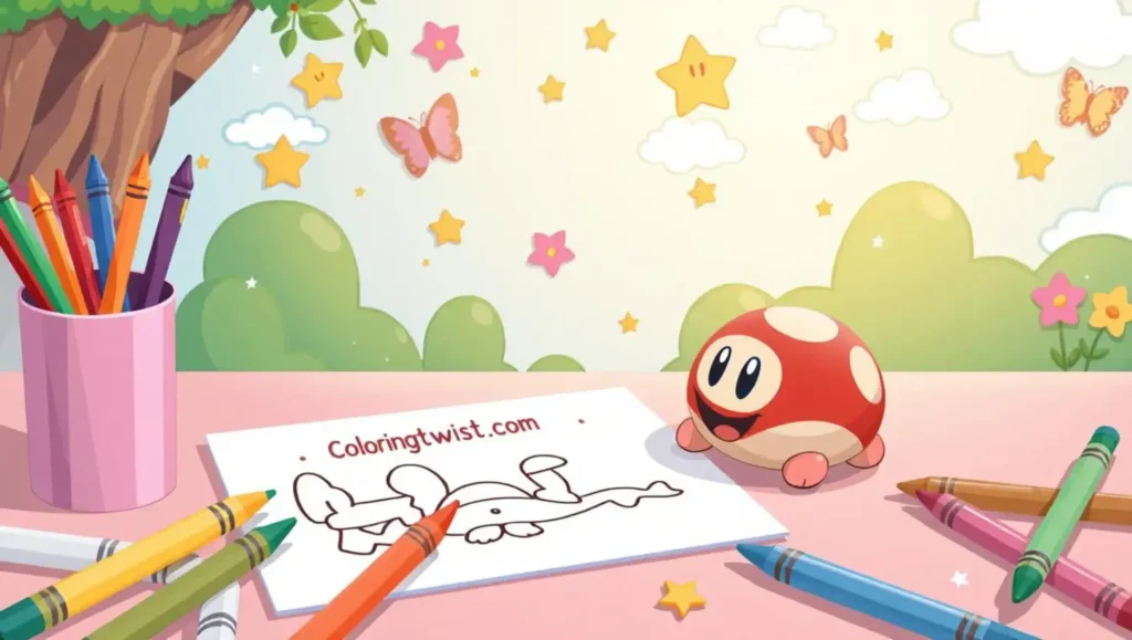 Super Mario Coloring Pages