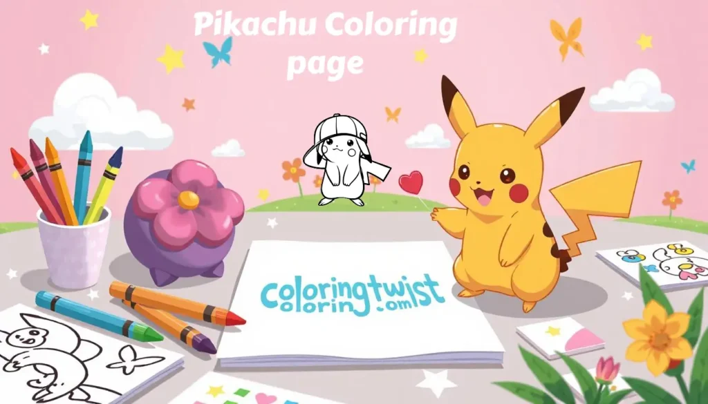 Pikachu Coloring Pages