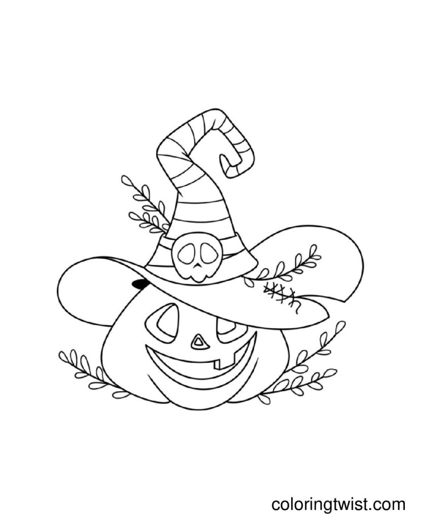 Halloween Coloring Page