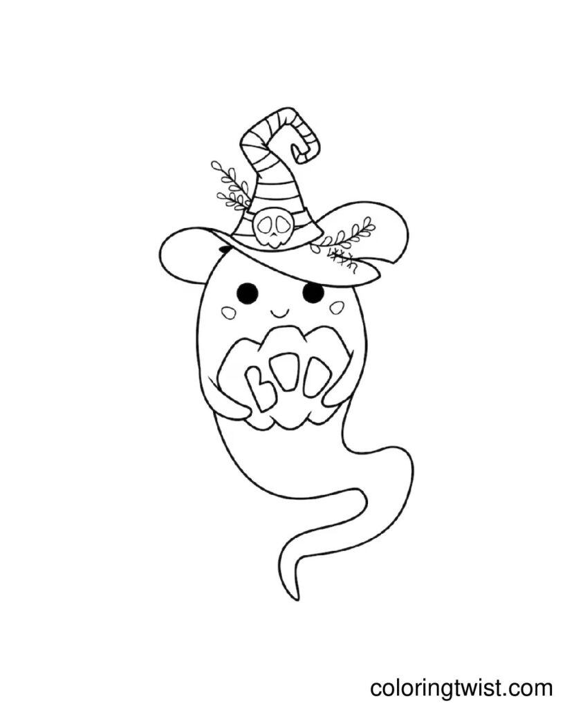  Halloween Coloring Pages
