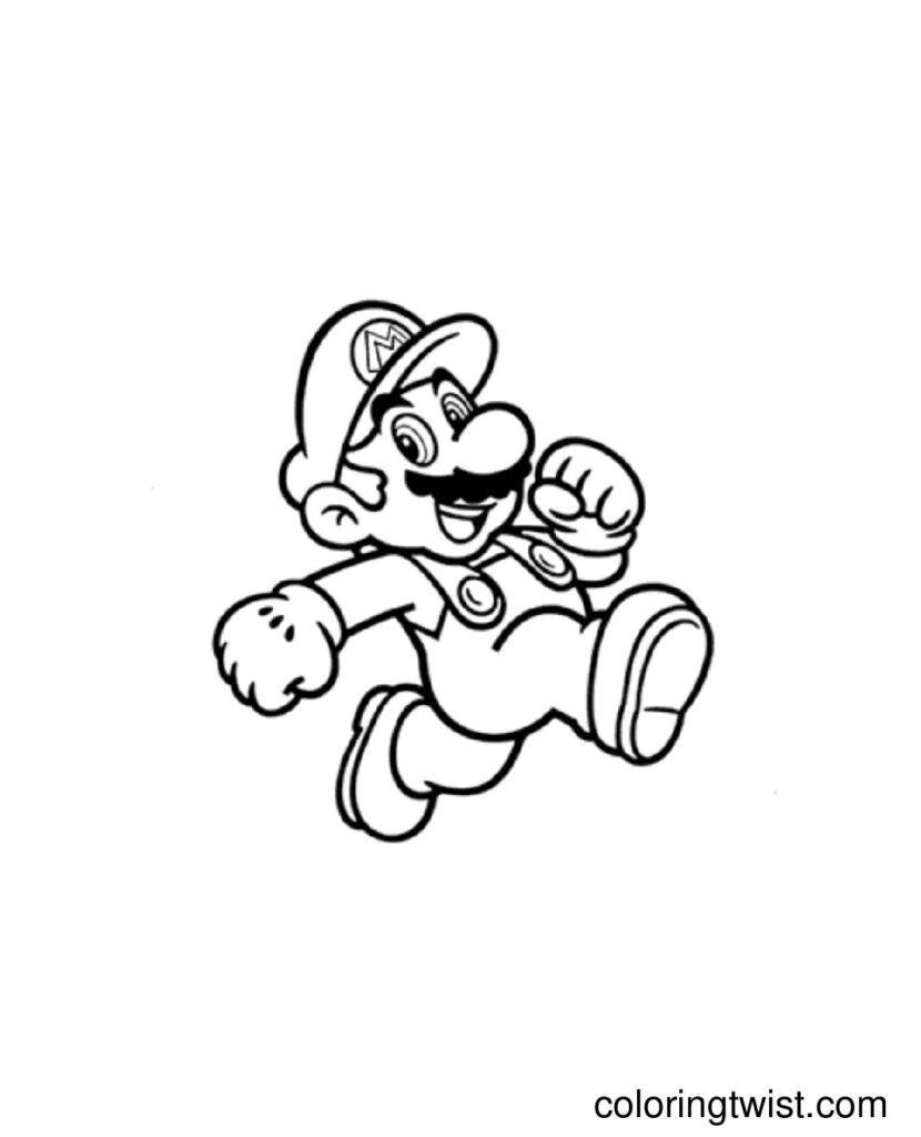 Super Mario Coloring Pages
