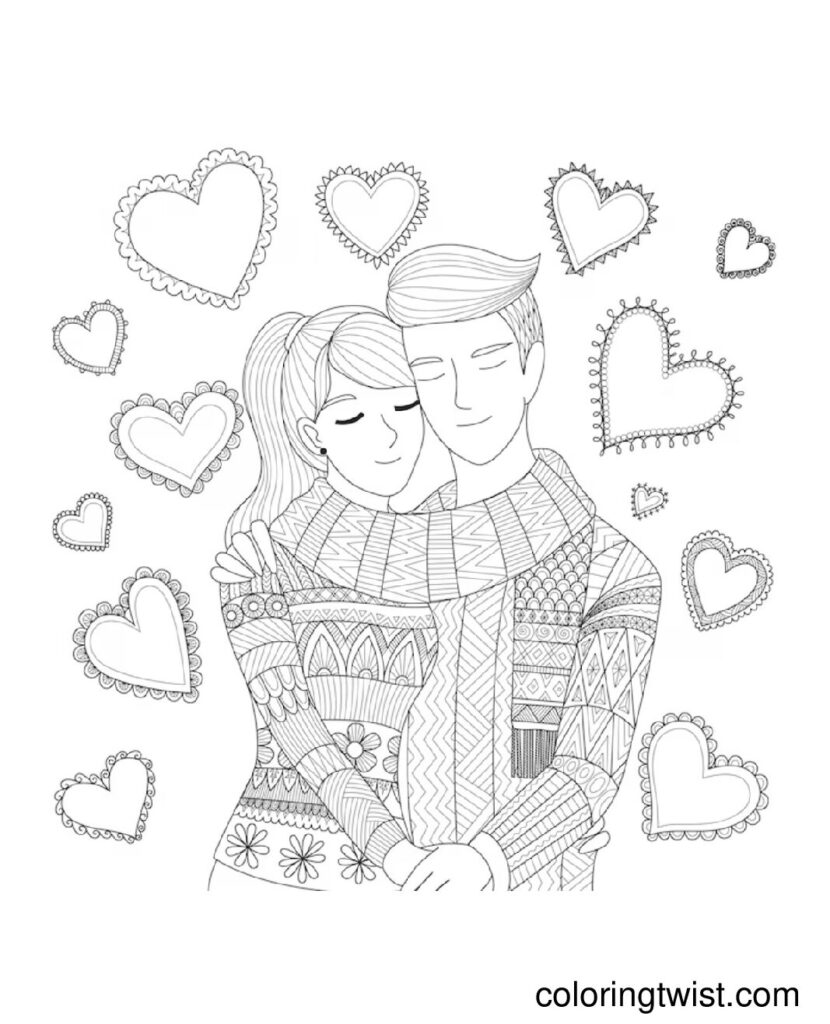 Lovely Day Coloring Page