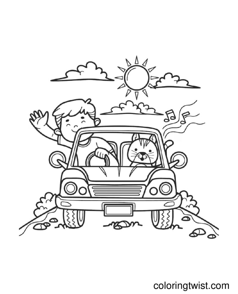 Sonic Cat Coloring Pages
