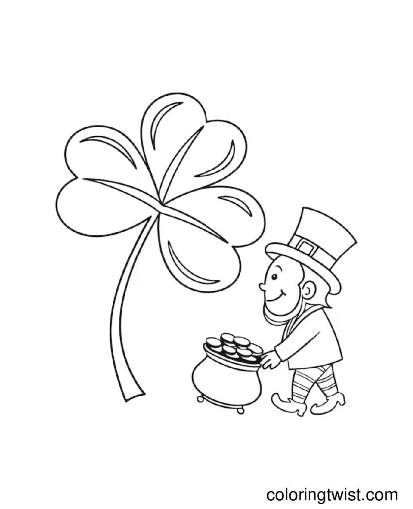 St. Patrick’s Day Coloring Page