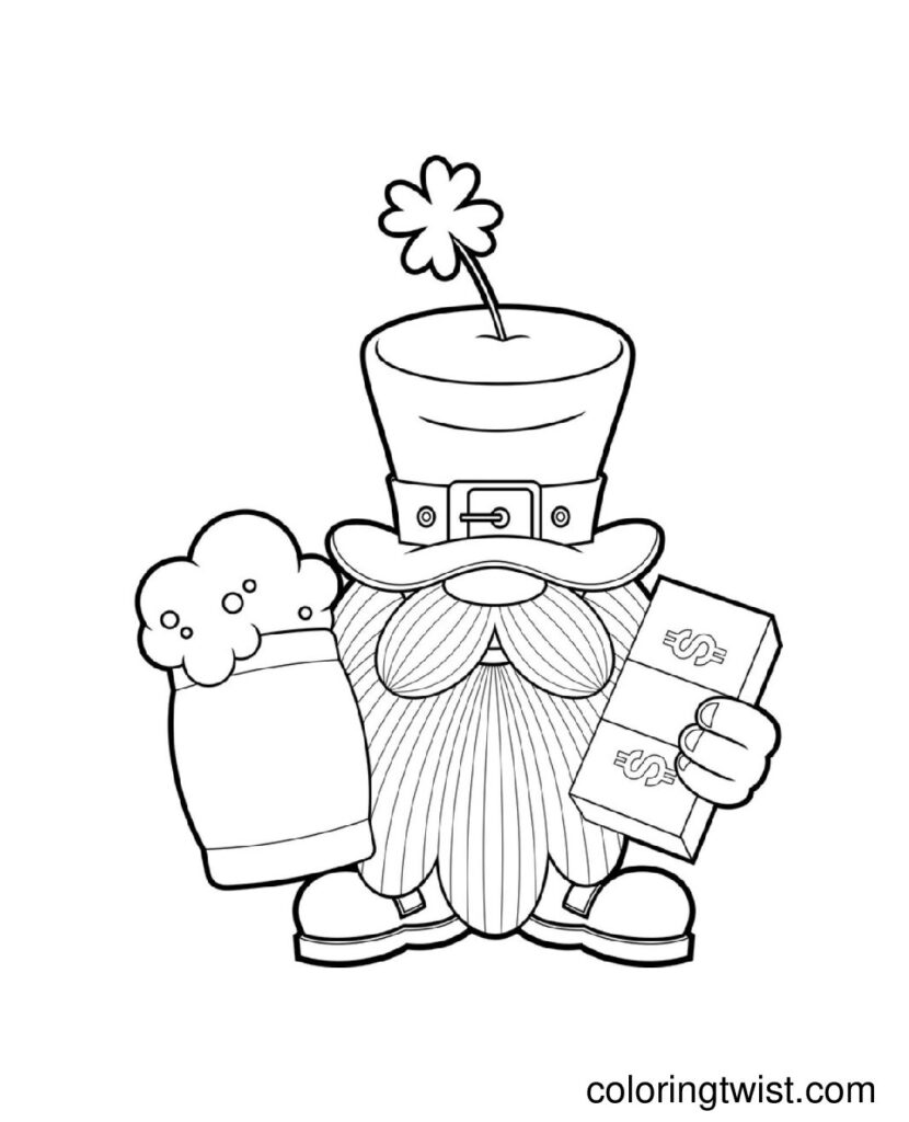 St. Patrick’s Day Coloring Page