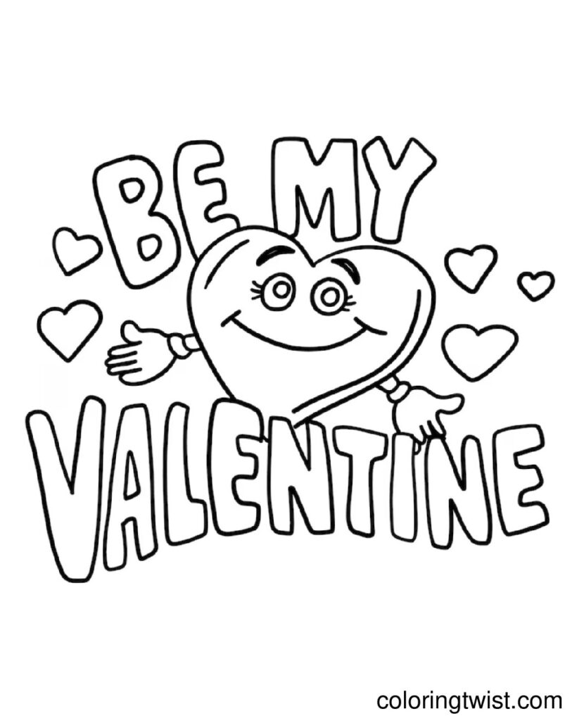 Valentine’s Day Coloring Pages
