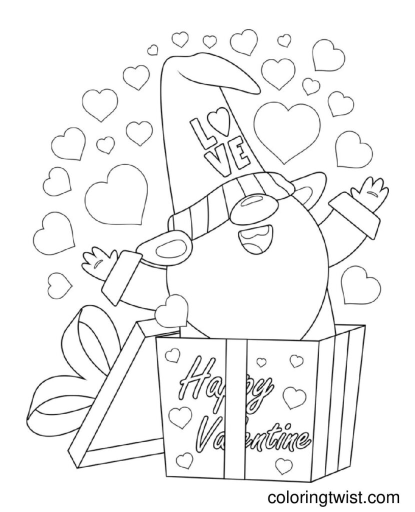 Valentine’s Day Coloring Pages
