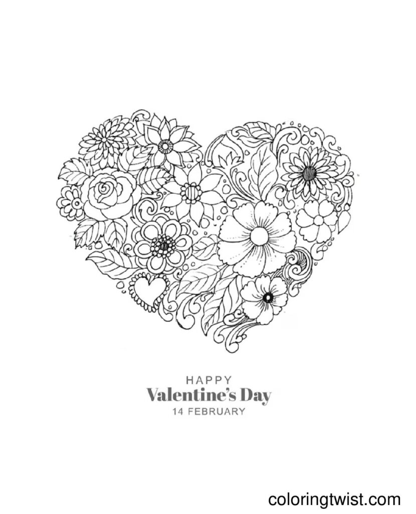 Valentine’s Day Coloring Pages
